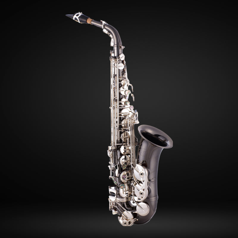 John Packer Eb Alto Saxophone JP045BS- Black & Silver - Metronome Music Inc.
