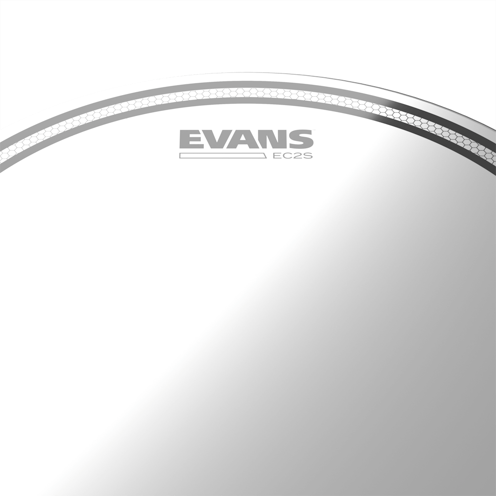 Evans EC2S Frosted Drumhead, B13EC2S- 13" - Metronome Music Inc.