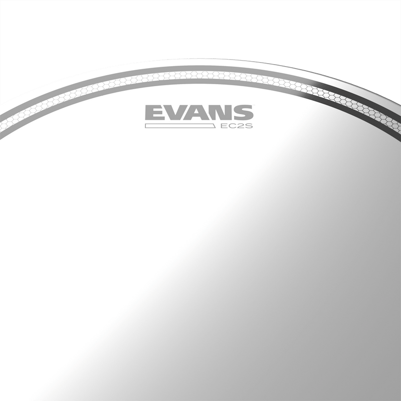 Evans EC2S Frosted Drumhead, B16EC2S- 16" - Metronome Music Inc.