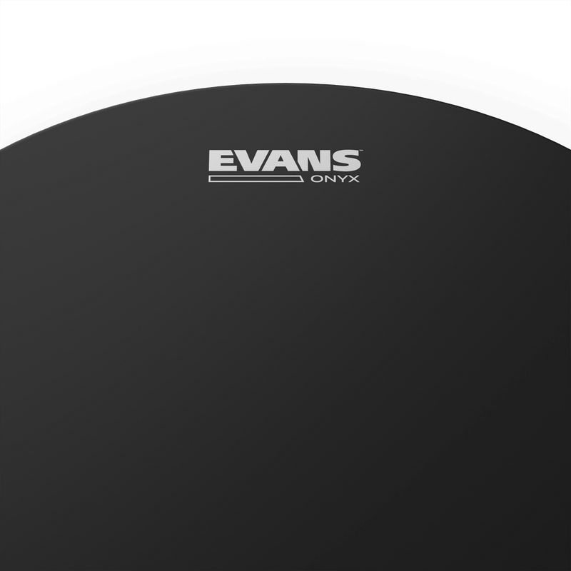 Evans Onyx Frosted Drumhead, B12ONX2- 12" - Metronome Music Inc.