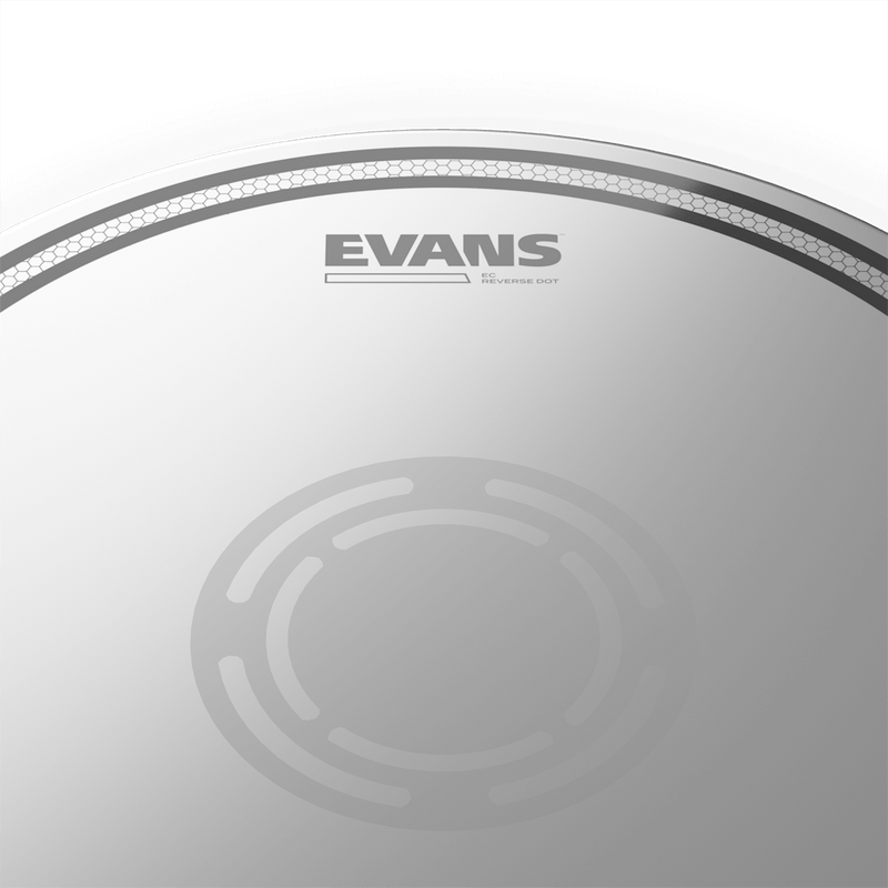 Evans EC Reverse Dot Snare Batter, B14ECSRD- 14" - Metronome Music Inc.