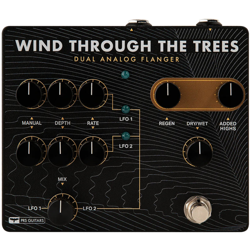PRS Paul Reed Smith Wind Through the Trees, Dual Analog Flanger Guitar Effect Pedal