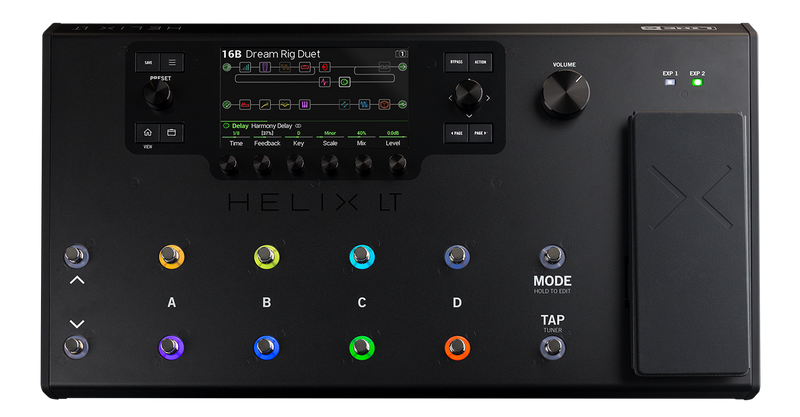 Line 6 Helix LT, Streamlined HX Guitar Processor - Metronome Music Inc.
