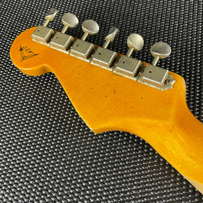 Fender Custom Shop 58 Stratocaster, Kyle Mcmillin Masterbuilt- Sherwood Metallic/Chocolate 3TS (7lbs 9.7oz)