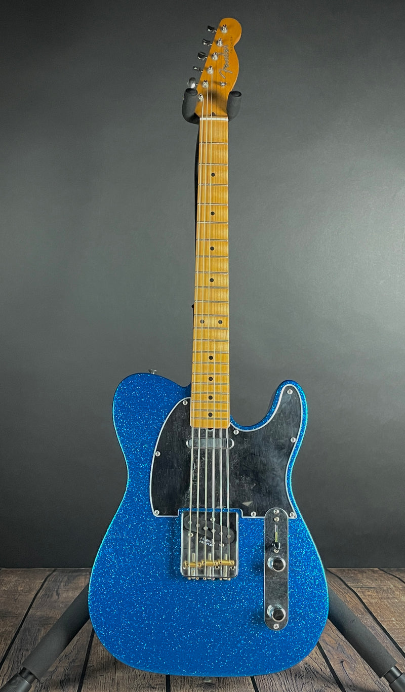 Fender J Mascis Telecaster, Maple Fingerboard- Bottle Rocket Blue Flake (MINT) - Metronome Music Inc.