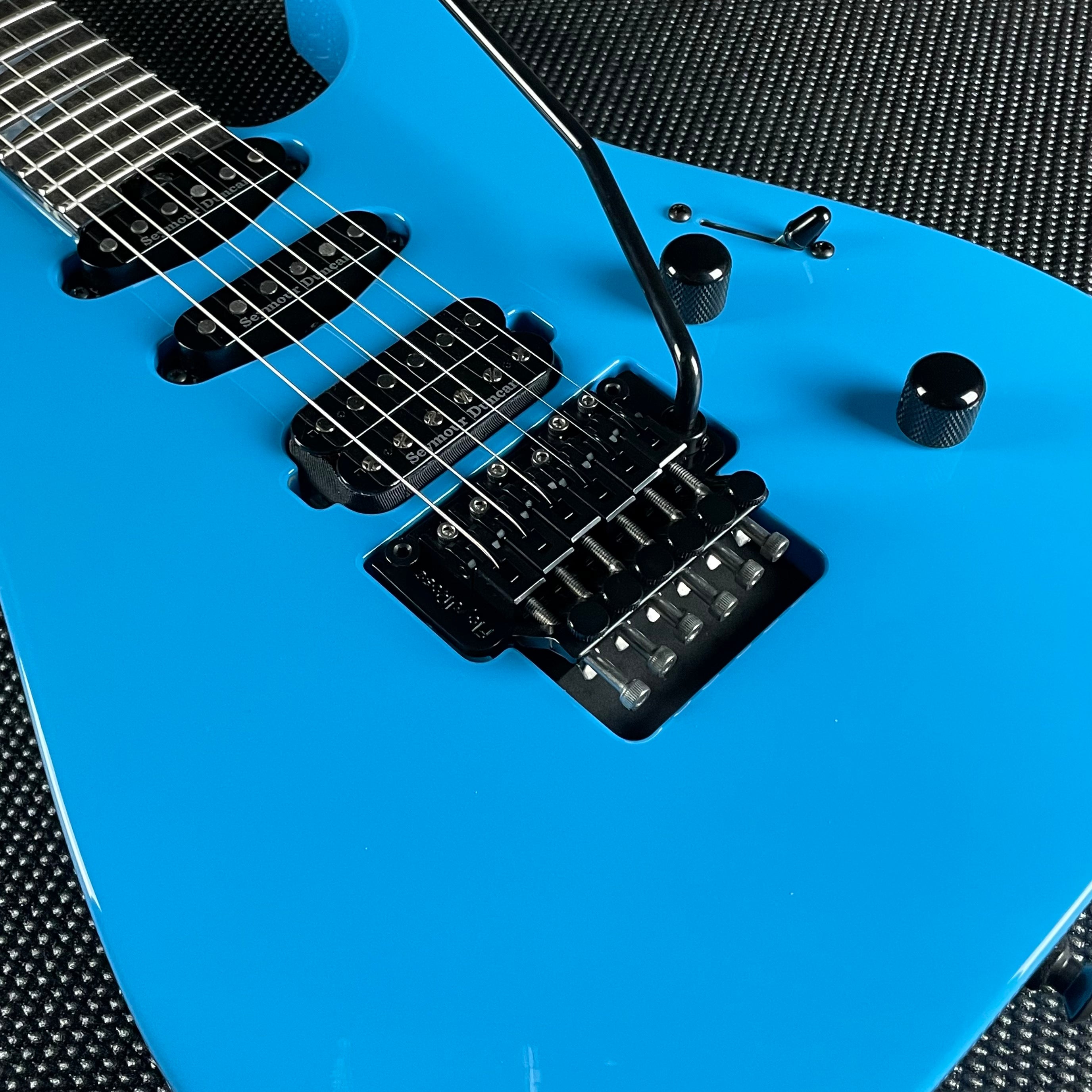 Jackson American Series Soloist SL3, Ebony Fingerboard- Riviera Blue (MINT) - Metronome Music Inc.