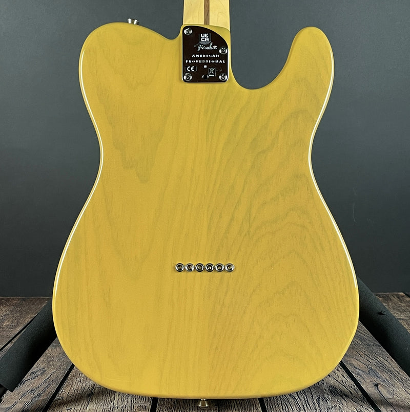 Fender American Professional II Telecaster, Left-Handed- Butterscotch Blonde (US22020495) - Metronome Music Inc.