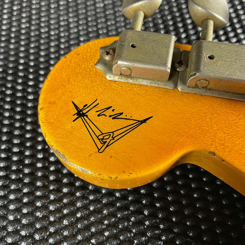 Fender Custom Shop 58 Stratocaster, Kyle Mcmillin Masterbuilt- Sherwood Metallic/Chocolate 3TS (7lbs 9.7oz)