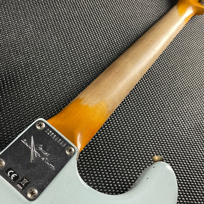 Fender Custom Shop '61 Stratocaster, Heavy Relic- Super Faded Aged Sonic Blue over 3-Color Sunburst (7lbs 14oz)