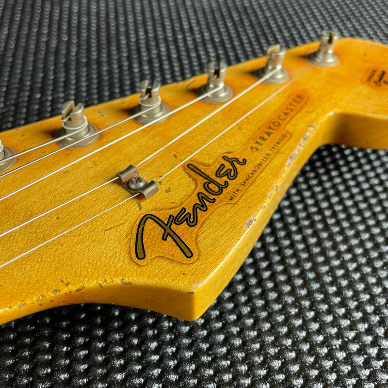Fender Custom Shop 58 Stratocaster, Kyle Mcmillin Masterbuilt- Sherwood Metallic/Chocolate 3TS (7lbs 9.7oz)