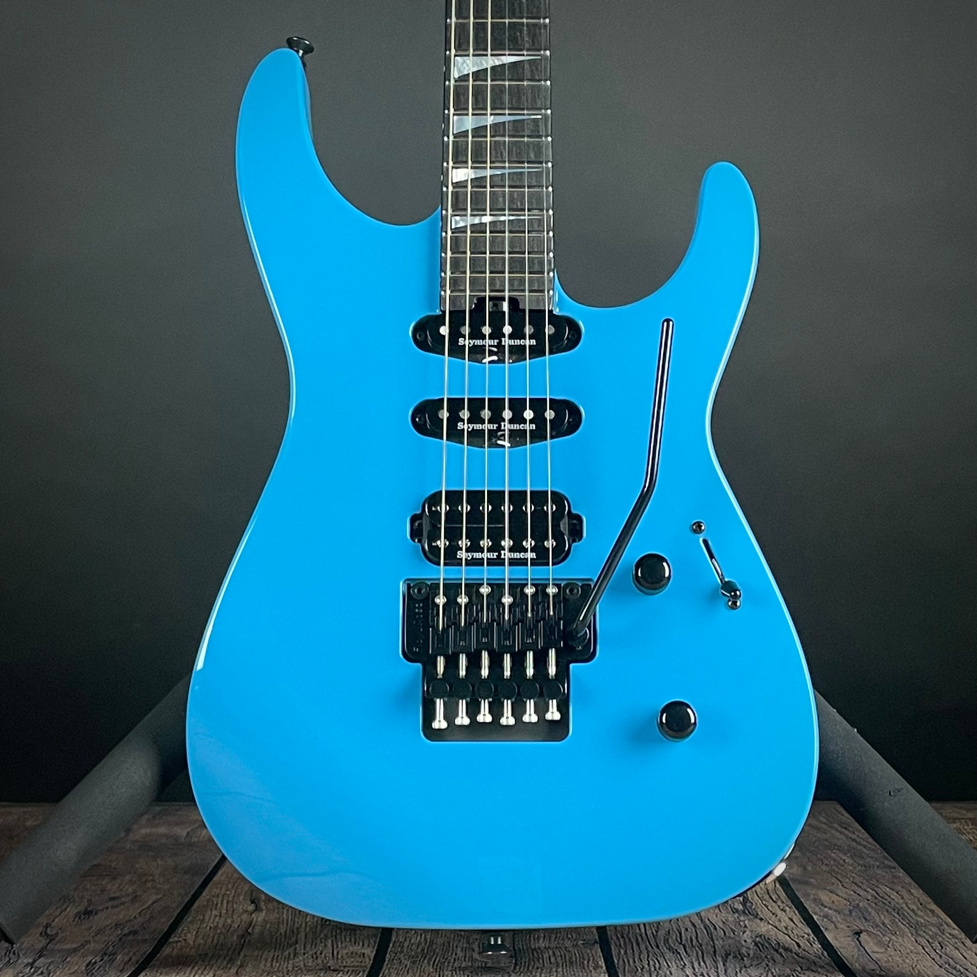 Jackson American Series Soloist SL3, Ebony Fingerboard- Riviera Blue (MINT) - Metronome Music Inc.