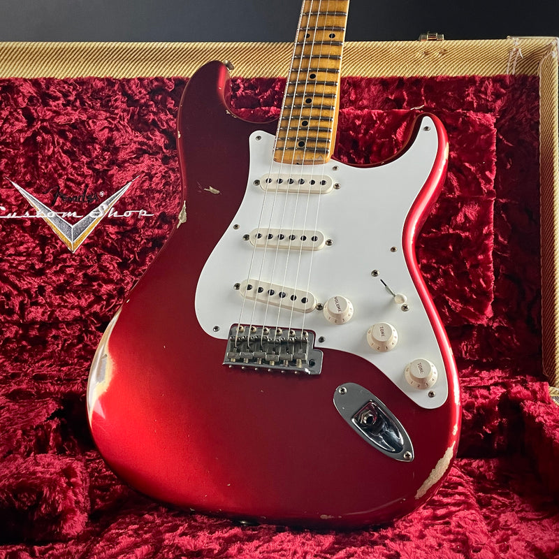 Fender Custom Shop '58 Stratocaster, Relic- Faded Aged Candy Apple Red (7lbs 9oz)