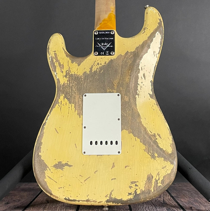 Fender Custom Shop, LTD 1960 Dual Mag II Stratocaster, Super Heavy Relic- Aged Vintage White (7lbs 12oz)