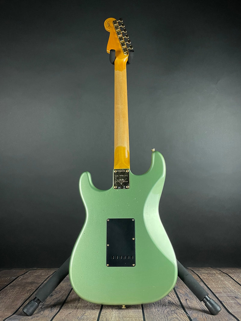 Fender Custom Shop LTD  1965 Dual-Mag Stratocaster, Journeyman Relic- Aged Sage Green Metallic (7lbs 5oz) - Metronome Music Inc.