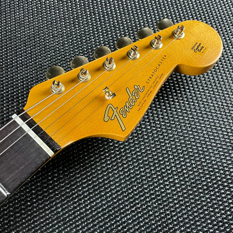 Fender Custom Shop LTD  1965 Dual-Mag Stratocaster, Journeyman Relic- Aged Sage Green Metallic (7lbs 5oz) - Metronome Music Inc.