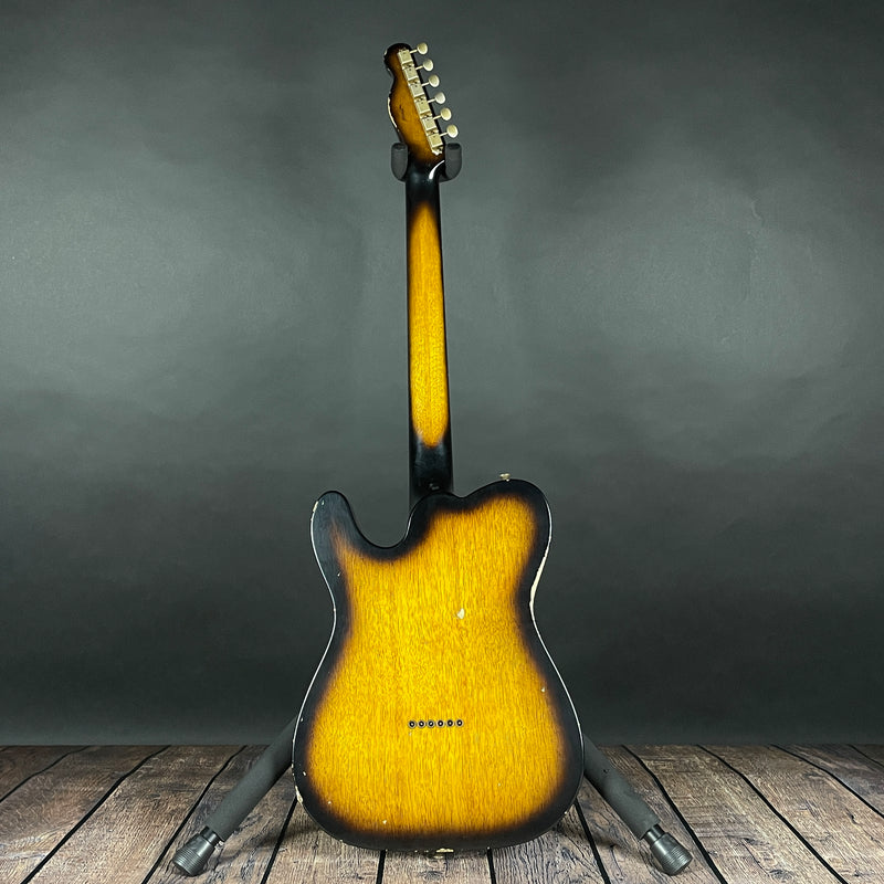 Fender Custom Shop, Telecaster Junior, Ron Thorn Masterbuilt- Korina, 2-Color Sunburst (7lbs 3oz) - Metronome Music Inc.