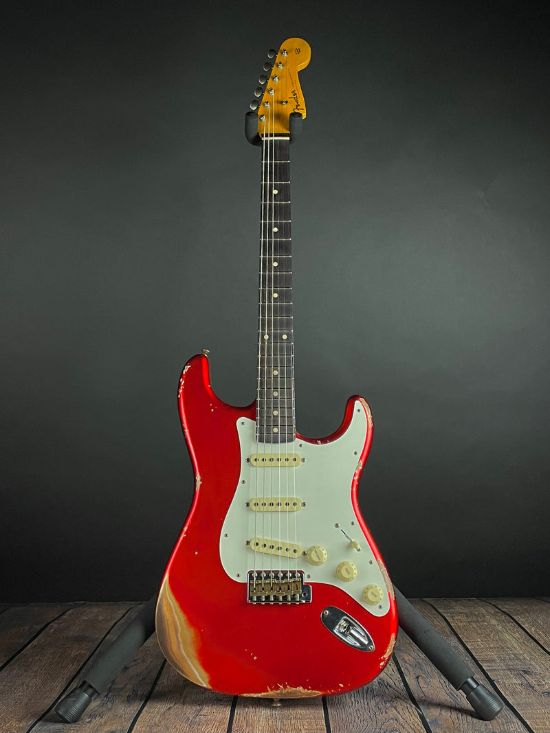 Fender Custom Shop 1959 Stratocaster, Heavy Relic- Super Faded, Aged Candy Apple Red (SOLD) - Metronome Music Inc.