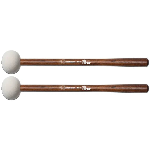 Vic Firth MB4H Corpsmaster Marching Bass, Extra Hard Head, Hard Mallet