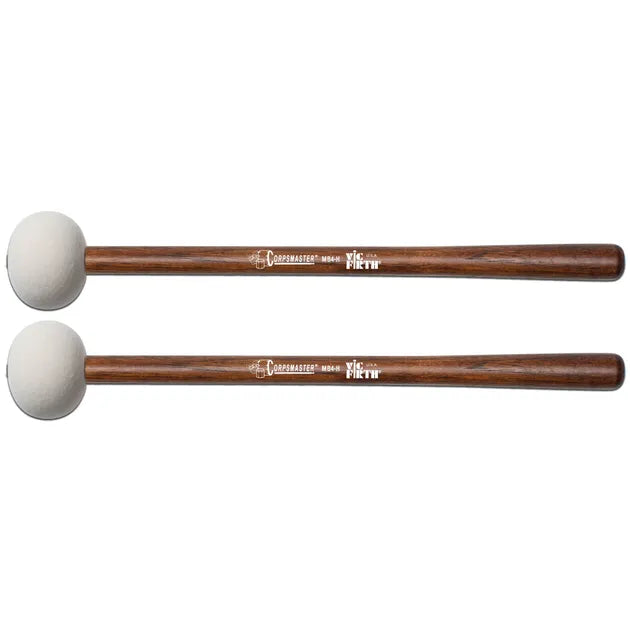 Vic Firth MB4H Corpsmaster Marching Bass, Extra Hard Head, Hard Mallets - Metronome Music Inc.