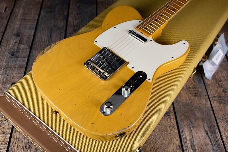 Fender Custom Shop 50's Telecaster Relic, Ron Thorn Masterbuilt- Butterscotch Blonde (SOLD) - Metronome Music Inc.