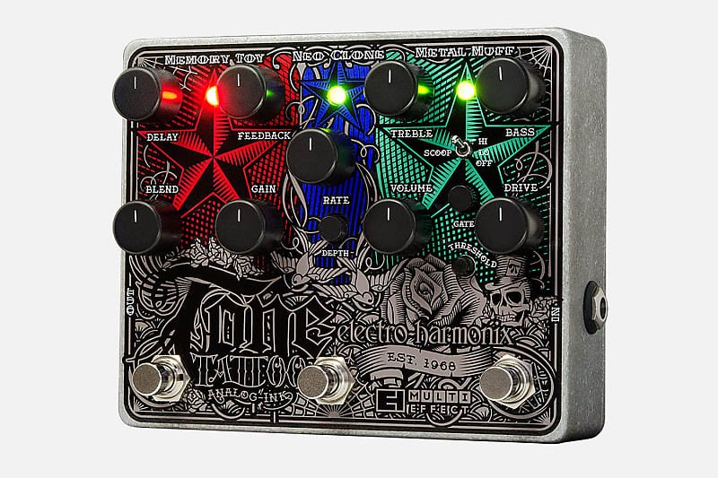 Electro-Harmonix Tone Tattoo Analog Multi-Effect - Metronome Music Inc.