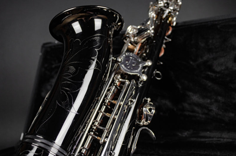 John Packer Eb Alto Saxophone JP045BS- Black & Silver - Metronome Music Inc.