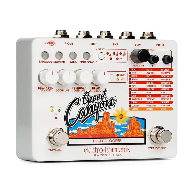 Electro-Harmonix Grand Canyon Delay & Looper - Metronome Music Inc.