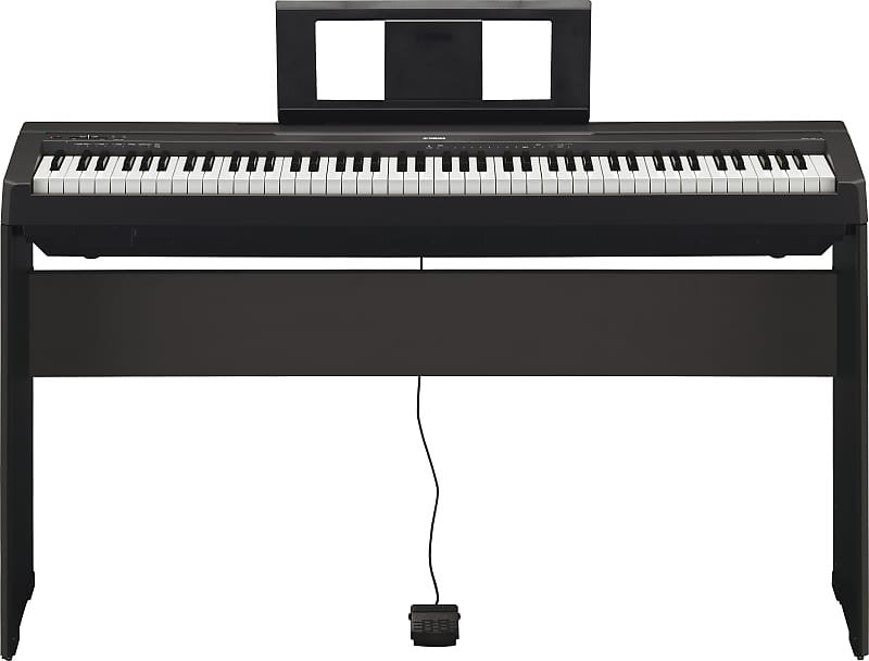 Digital Piano Yamaha P45 Stand Mounted 3D Model $69 - .3ds .blend