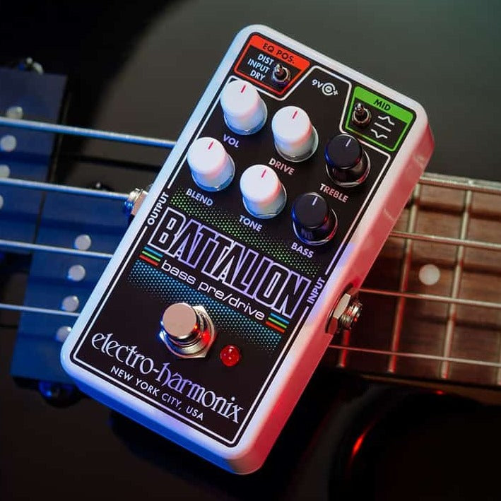 Electro-Harmonix Nano Battalion, Bass Preamp & Overdrive - Metronome Music Inc.