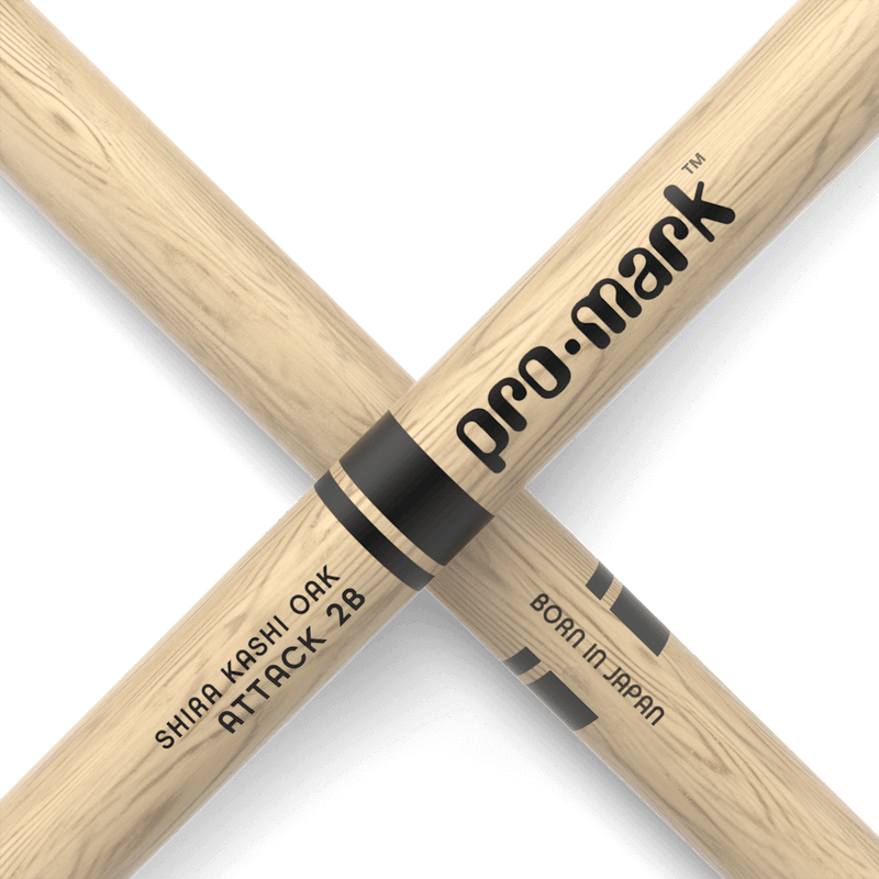 ProMark Classic Attack 2B, Shira Kashi Oak, Nylon Tip - Metronome Music Inc.