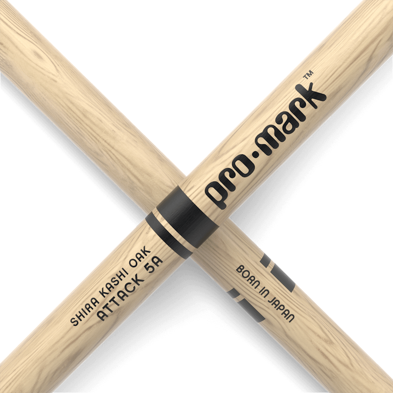 ProMark Classic Attack 5A, Shira Kashi Oak, Nylon Tip - Metronome Music Inc.