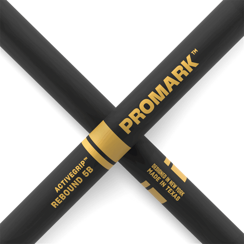 ProMark Rebound 5B, ActiveGrip Hickory, Acorn Tip - Metronome Music Inc.