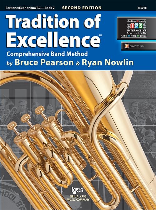 Tradition of Excellence Book 2- Baritone/Euphonium T.C. - Metronome Music Inc.
